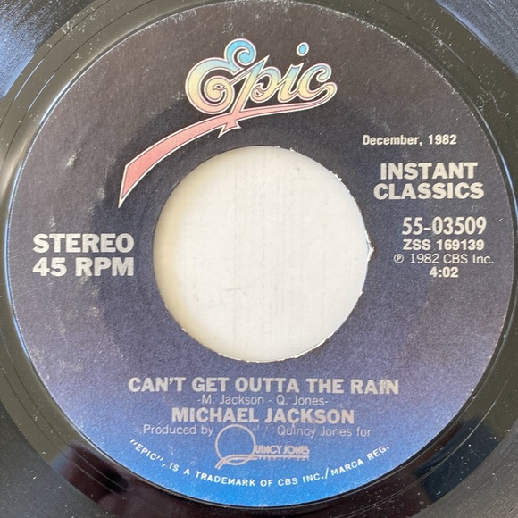 Michael Jackson Billie Jean 45 RPM Record - 1982 - Picture 5 of 6